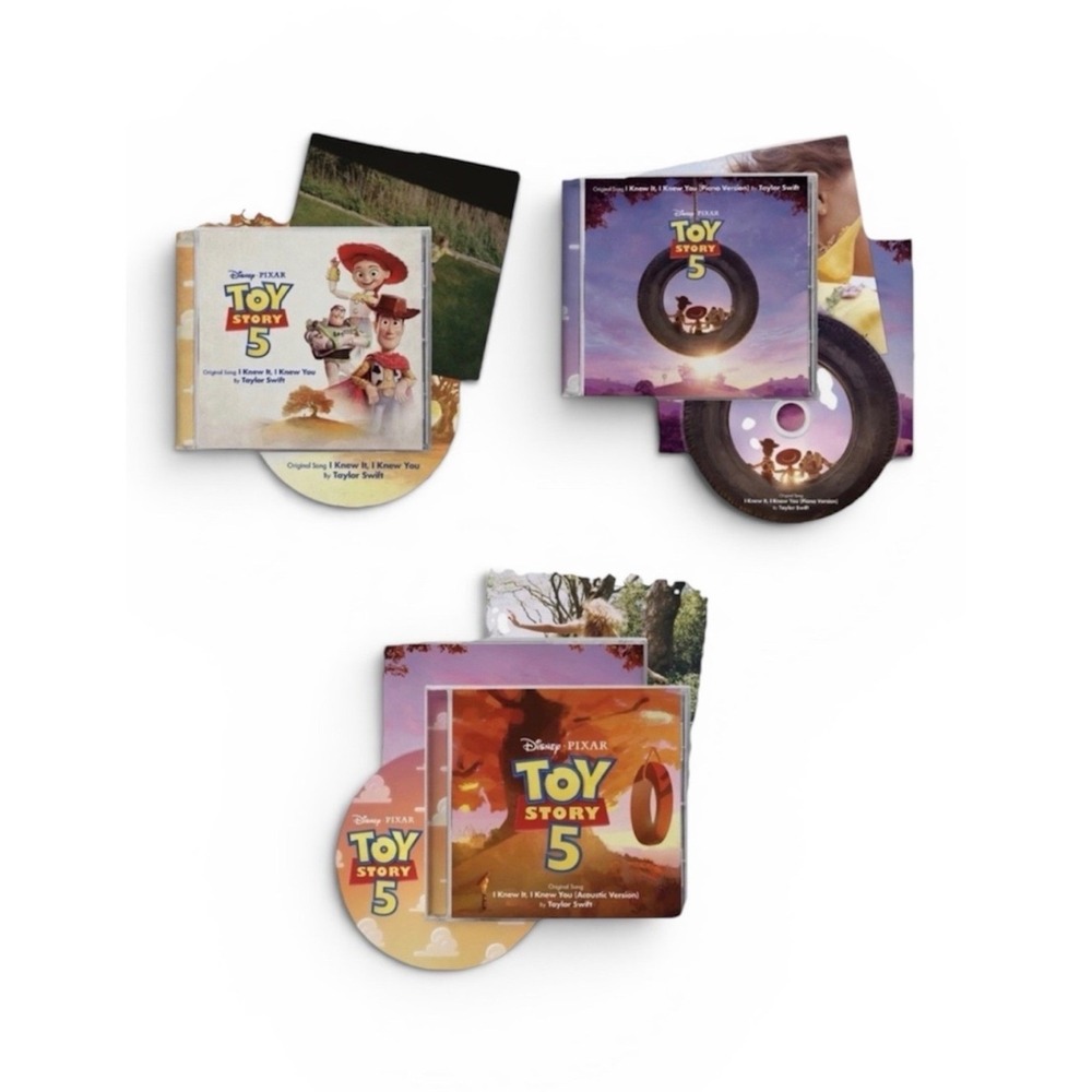 Taylor Swift Toy Story 5 CD Collab I Knew It I Knew You Collectors‎ Set 3 CDs